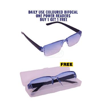 Daily Use Coloured Bifocal One Power Readers Buy 1 Get 1 Free (BCORG34) - Image 3