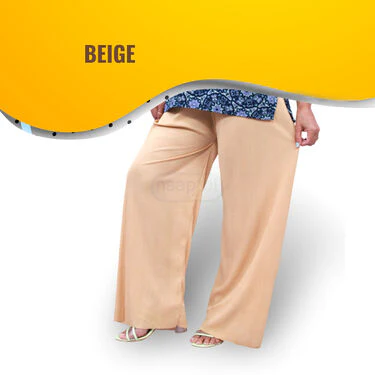 Daily Wear Comfort Free-Size Palazzos Pack of 3 (3WP) - Image 3