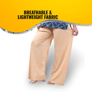 Daily Wear Comfort Free-Size Palazzos Pack of 3 (3WP) - Image 7
