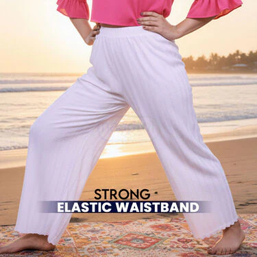 Daily Wear Comfort Free-Size Palazzos Pack of 3 (3WP2) - Image 4