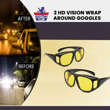 Day & Night 2 HD Vision Wrap Around Goggles - Image 2