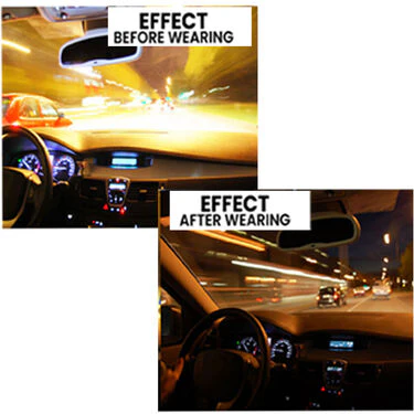 Day & Night HD Night Vision Wrap Around + Free Stylish Golden Digital Watch (WA4) - Image 10