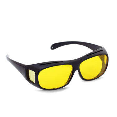 Day & Night HD Night Vision Wrap Around + Free Stylish Golden Digital Watch (WA4) - Image 2