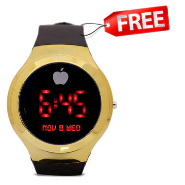 Day & Night HD Night Vision Wrap Around + Free Stylish Golden Digital Watch (WA4) - Image 3