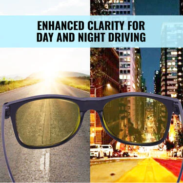 Day & Night HD Vision Glasses With Stylish Digital Watch (NVGW3) - Image 6