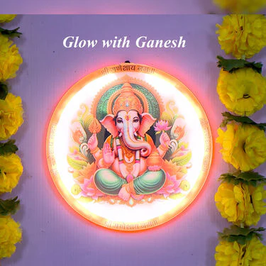 Decorative Ganesh Wall Hanging Lamp (L71) - Image 3