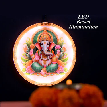 Decorative Ganesh Wall Hanging Lamp (L71) - Image 5