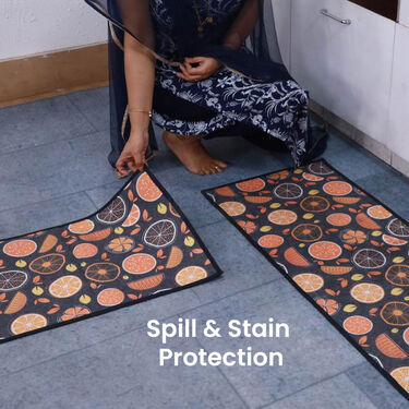 Designer Antiskid Kitchen Runner & Mat Combo (CR3) - Image 8