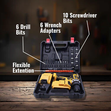 Double Battery Cordless Drill Set (DS4) - Image 2