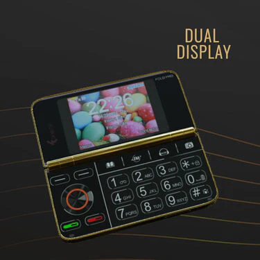 Dual Display Dual Sim Big Battery Fold Able Mobile - (FM1) - Image 8