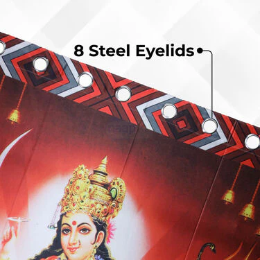 Durga Maa Design Printed 3D Curtain (CU7) - Image 3
