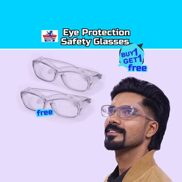 Eye Protection Safety Glasses Buy 1 Get 1 Free (2SG2) - Image 2