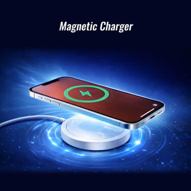 Fast Macsafe Magnetic Wireless Charger (CDC18) - Image 3