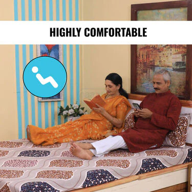 Fitted Double Bed Sheet With 2 Pillow Covers (DBS13) - Image 3