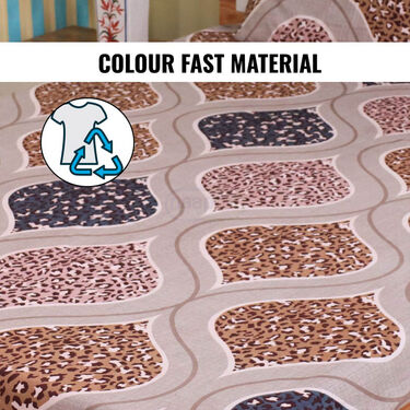 Fitted Double Bed Sheet With 2 Pillow Covers (DBS13) - Image 5
