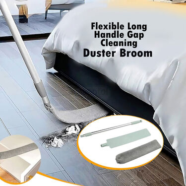Flexible Microfiber Gap Duster Long Handle Mop - Image 2