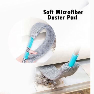 Flexible Microfiber Gap Duster Long Handle Mop - Image 3