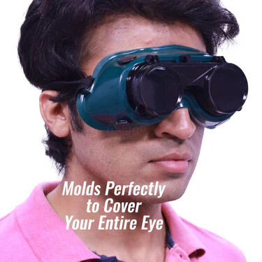 Flip-Up Eye Safety Goggles + Anti Cut Safety Gloves (HA18) - Image 5