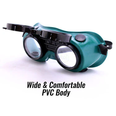 Flip-Up Eye Safety Goggles + Anti Cut Safety Gloves (HA18) - Image 6