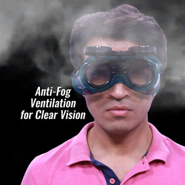 Flip-Up Eye Safety Goggles + Anti Cut Safety Gloves (HA18) - Image 7