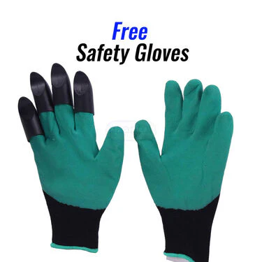 Flip-Up Eye Safety Goggles + Free Safety Gloves (FLG2) - Image 2