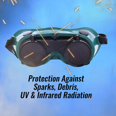 Flip-Up Eye Safety Goggles + Free Safety Gloves (FLG2) - Image 3