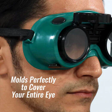 Flip-Up Eye Safety Goggles + Free Safety Gloves (FLG2) - Image 5