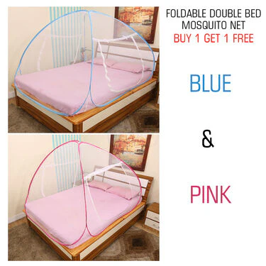 Foldable Double Bed Mosquito Net Buy 1 Get 1 Free (DMN2) - Image 6