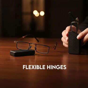 Foldable Metal Frame Adaptive Power Reading Glasses Buy 1 Get 1 Free (2FORGM) - Image 3