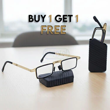 Foldable Metal Frame Adaptive Power Reading Glasses Buy 1 Get 1 Free (2FORGM) - Image 6