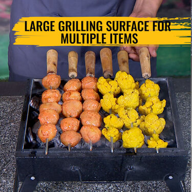 Folding Portable Charcoal Barbeque Grill (1PCBG2) - Image 2