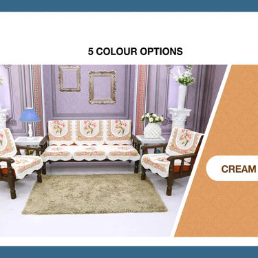 French Lace 5 Seater Sofa Set Cover - Pick Any 1 - Image 6