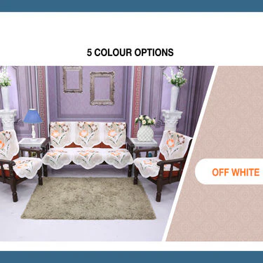 French Lace 5 Seater Sofa Set Cover - Pick Any 1 - Image 7