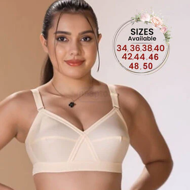 Full Coverage Daily Wear Plus Size Support Bra - Buy 2 Get 2 Free  (4FCB) - Image 3