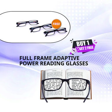 Full Frame Adaptive Power Reading Glasses Buy 1 Get 2 Free (3ORG5) - Image 2