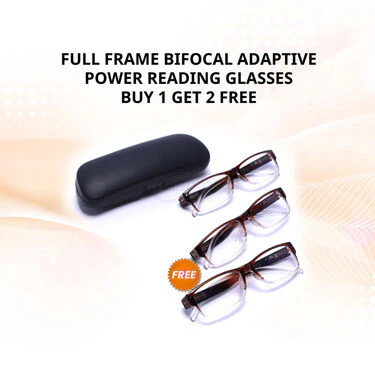 Full Frame Bifocal Adaptive Power Reading Glasses Buy 1 Get 2 Free (3BORG2) - Image 4