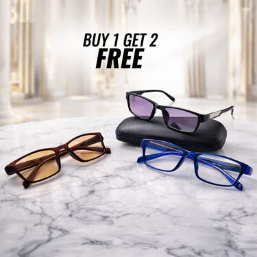 Full Frame Bifocal Coloured Adaptive Power Reading Glasses Buy1 Get2 Free (3BCORG19) - Image 2