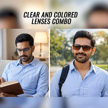 Full Frame Bifocal Coloured Adaptive Power Reading Glasses Buy1 Get2 Free (3BCORG19) - Image 5