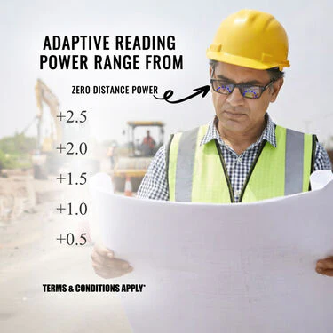 Full Frame Bifocal Coloured Adaptive Power Reading Glasses Buy1 Get2 Free (3BCORG19) - Image 6