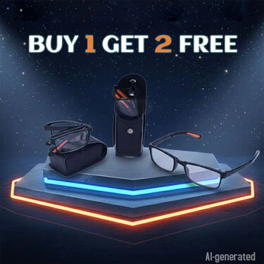 Full Frame Foldable Adaptive Power Reading Glasses Buy 1 Get 2 Free (3FORG11) - Image 5
