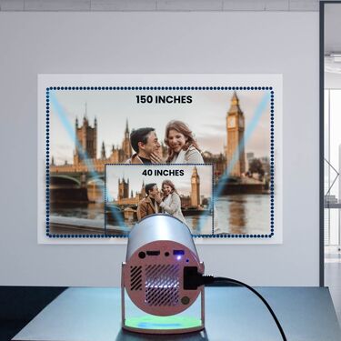 Full HD Ultra Bright Home Cinema Smart Android Projector (HCP1) - Image 5