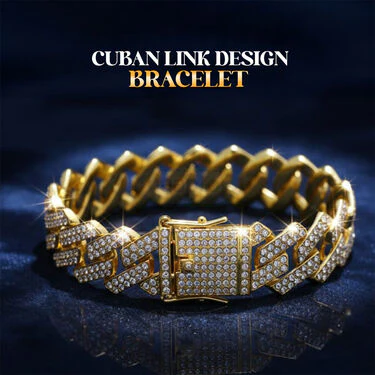 Golden Austrain Diamond Heavy Bracelet (GDHBC) - Image 4