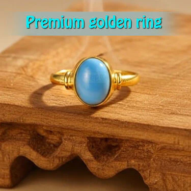 Golden Firoza Ring (FR2) - Image 2