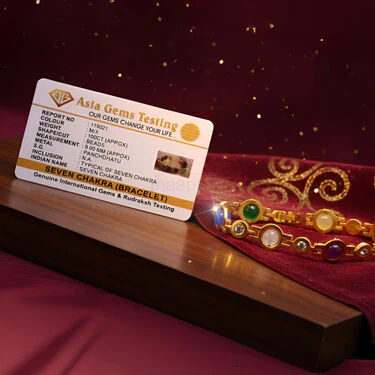 Golden Seven Chakra Bracelet (7CB3) - Image 6