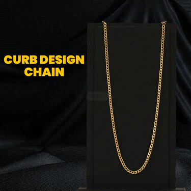 Golden Watch + 2 Chain + Bracelet + Ring  (MGW2CBR6) - Image 2