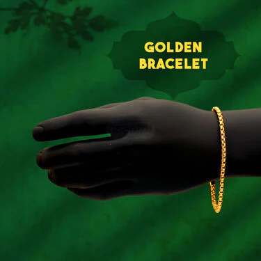 Golden Watch + 2 Chain + Bracelet + Ring  (MGW2CBR9) - Image 8