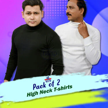 High Neck Winter T-Shirts Buy 1 Get 1 (2HNT1) - Image 2