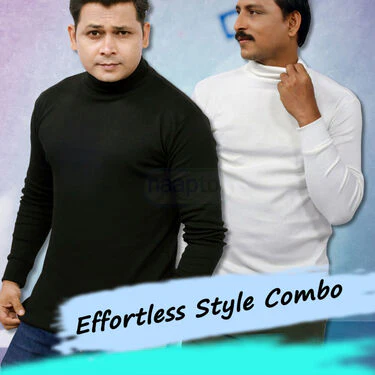 High Neck Winter T-Shirts Buy 1 Get 1 (2HNT1) - Image 4