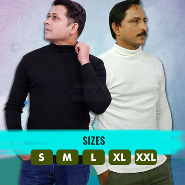 High Neck Winter T-Shirts Buy 1 Get 1 (2HNT1) - Image 6