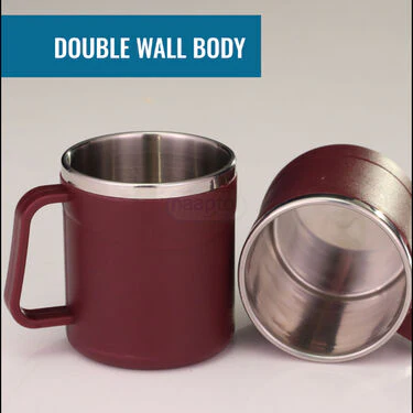 Hot Or Cold Insulated Flask (500 ml) + 2 Double Wall Cup (1F2C4) - Image 6